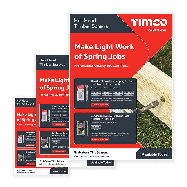 Timber Screws - poster